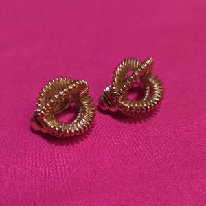 Avon Gold-Tone Clip On Earrings